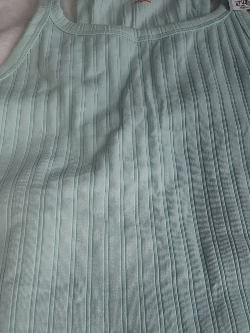 Cat&Jack Mint Ribbed Tank Top - Picture 4 of 4